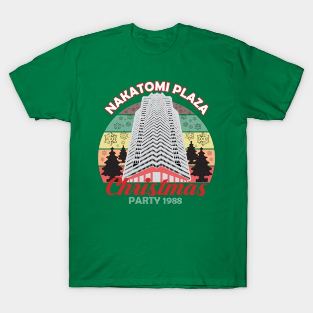 Nakatomi Plaza T-Shirt by aidreamscapes